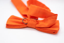 Orange Bowtie Adjustable Formal Wedding Party Necktie Bow Tie Tuxedo (Online Only)