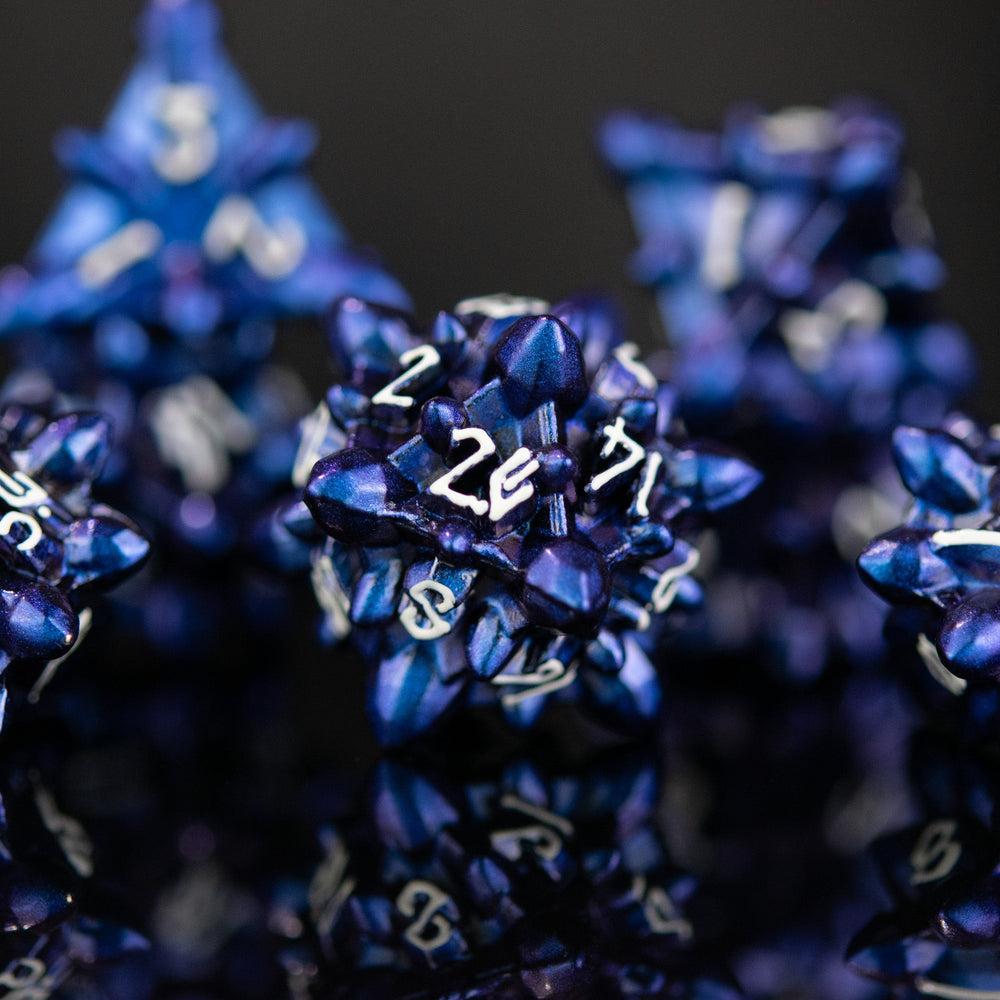 Asteroid Fields Metal Dice Set - Icarus (ONLINE ORDER ONLY)