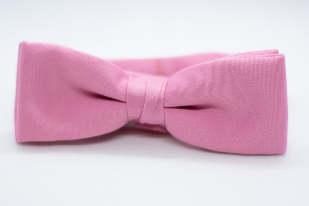 Dark Pink Bowtie Adjustable Formal Wedding Party Necktie Bow Tie Tuxedo (Online Only)