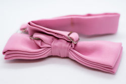 Dark Pink Bowtie Adjustable Formal Wedding Party Necktie Bow Tie Tuxedo (Online Only)
