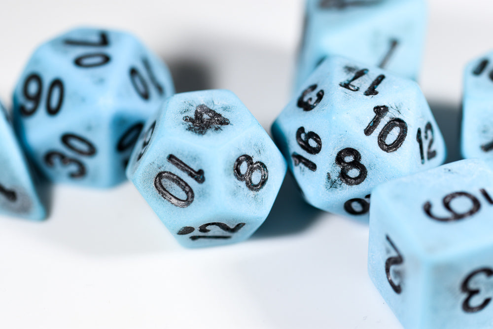 Blue Ancient 7-Dice Set (Online Only)