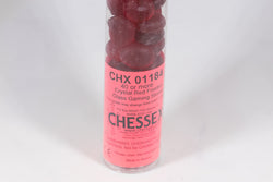40+ Crystal Red Frosted Glass Gaming Stones Counters (Online Only)