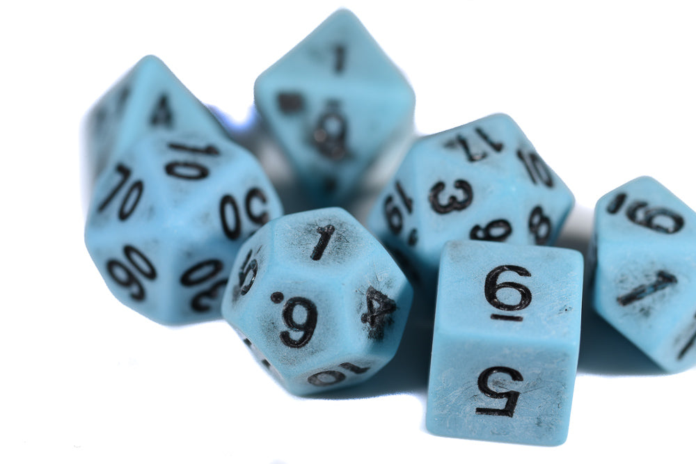 Blue Ancient 7-Dice Set (Online Only)