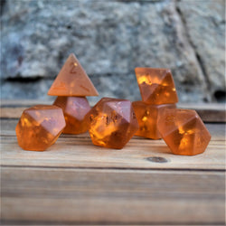 Gates of Helheim Raised Lava Glass Dice Set (ONLINE ORDER ONLY)