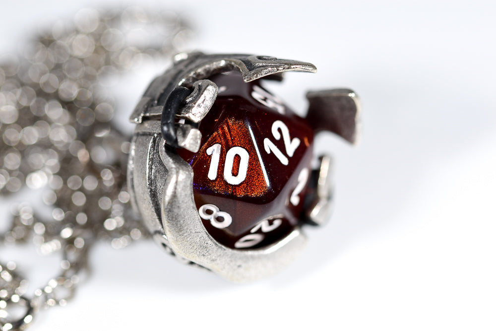 Pendant d20 Helmet w/ Old Silver Finish (Online Only)