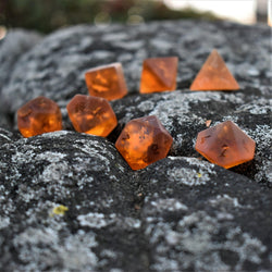 Gates of Helheim Raised Lava Glass Dice Set (ONLINE ORDER ONLY)