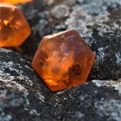 Gates of Helheim Raised Lava Glass Dice Set (ONLINE ORDER ONLY)