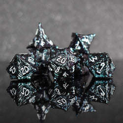 Vortex Warp Metal Dice Set - Pearlescent Galaxy (ONLINE ORDER ONLY)