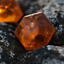 Gates of Helheim Raised Lava Glass Dice Set (ONLINE ORDER ONLY)