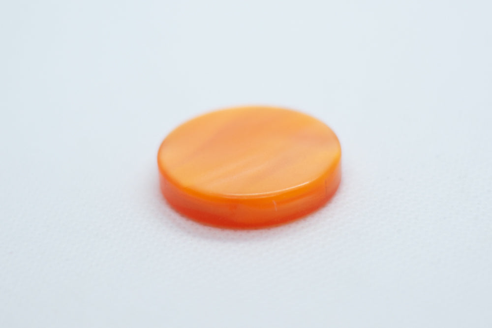 Orange Backgammon Checker Pearl Effect (28mm x 7mm) [sold per chip] (Online Only)