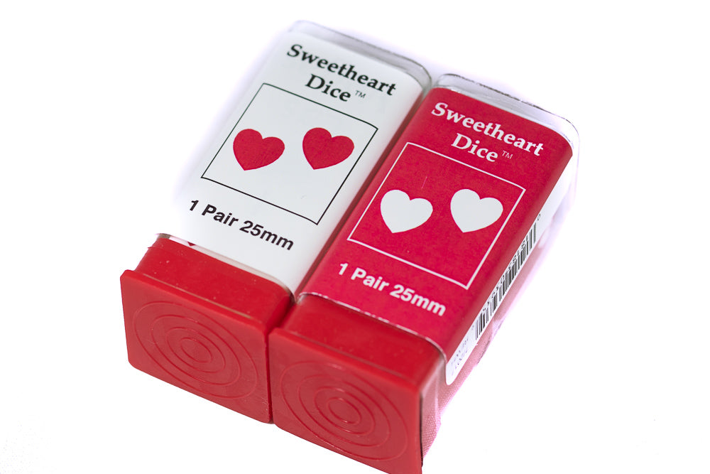 Sweetheart Dice Heart Valentines Day 25mm (Online Only)