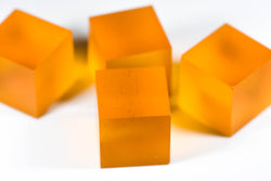 Blank Orange 19mm Casino Dice (price is per die) (Online Only)