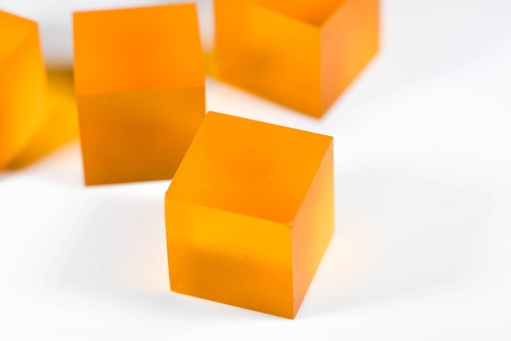 Blank Orange 19mm Casino Dice (price is per die) (Online Only)