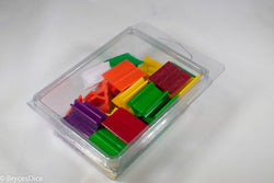Pack of 35 Rectangle Card Stands (18mm x 20mm) - Assorted Colors CHX 802AA (Online Only)