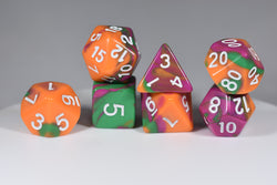 Sherbet Tri-Color Swirl Orange/Green/Purple (Online Only)