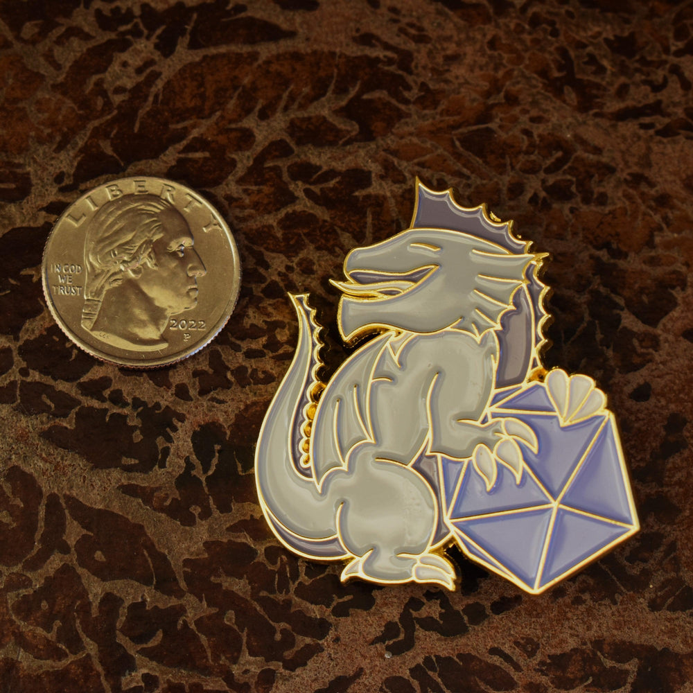 Silver Dragon Pin (ONLINE ORDER ONLY)