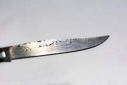 (Green /White/ Red) 9" Damascus Pocket Knife (Online Only)