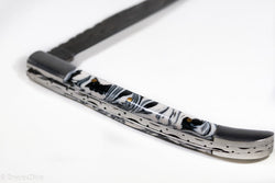 (White/Black) 9" Damascus Pocket Knife (Online Only)