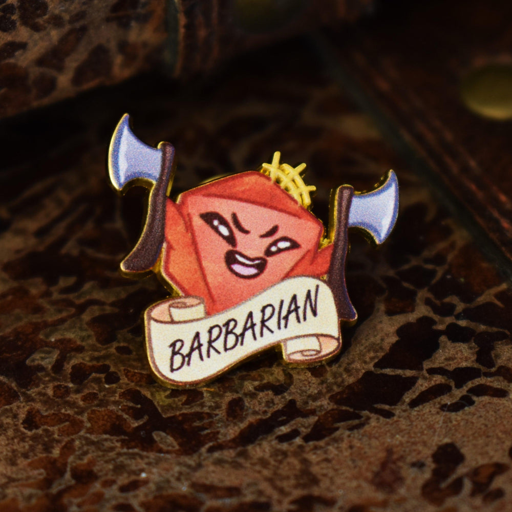 Barbarian Class Pin (ONLINE ORDER ONLY)