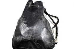 Handmade Leather Dice Bag (Black) (Online Only)