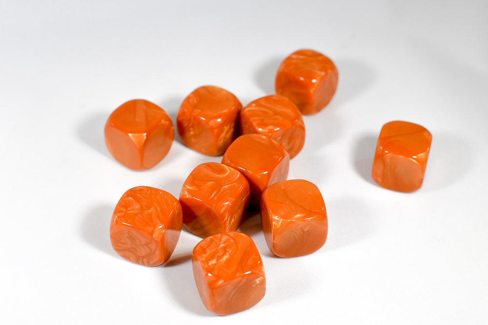 Pearl Orange Blank 16mm d6 (Online Only)