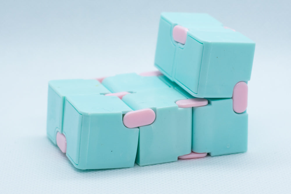 Infinity Cube (4 Colors) Toy for Reducing Stress and Anxiety Fidget Toy (Online Only)