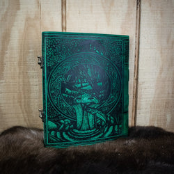 "Tree of Life" Green Leather Sketchbook (ONLINE ORDER ONLY)