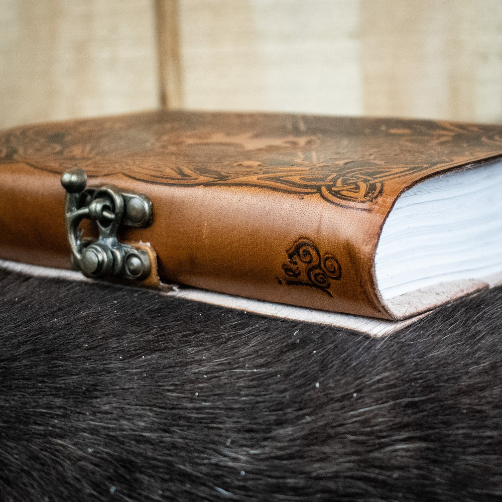 "Earth Pentacle" Leather Journal (ONLINE ORDER ONLY)