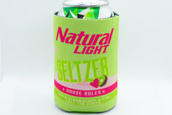 Natural Light Seltzer Cooler  Fits 12 oz Aluminum Can Coozie House Rules (Online Only)