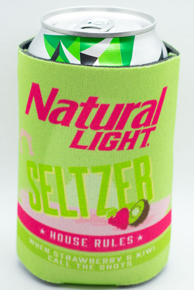 Natural Light Seltzer Cooler  Fits 12 oz Aluminum Can Coozie House Rules (Online Only)