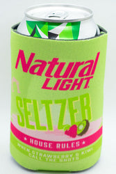 Natural Light Seltzer Cooler  Fits 12 oz Aluminum Can Coozie House Rules (Online Only)