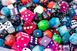 Bescon Lots of Dnd Dice, Pipped Dice, and other Polyhedral Dice Pieces (Factory Seconds) (Online Only)