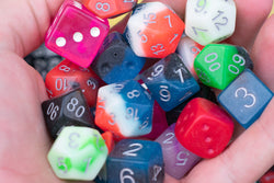 Bescon Lots of Dnd Dice, Pipped Dice, and other Polyhedral Dice Pieces (Factory Seconds) (Online Only)