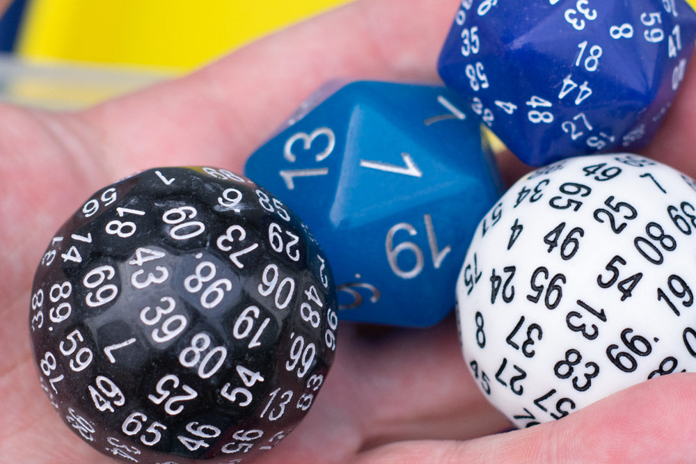 Bescon Lots of Dnd Dice, Pipped Dice, and other Polyhedral Dice Pieces (Factory Seconds) (Online Only)