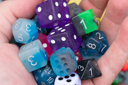 Bescon Lots of Dnd Dice, Pipped Dice, and other Polyhedral Dice Pieces (Factory Seconds) (Online Only)