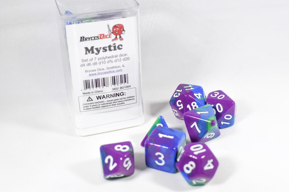 Mystic Tri-Color Swirl Purple/Blue/Green (Online Only)