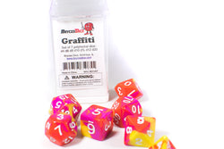 Graffiti Tri-Color Swirl Yellow/Orange/Pink (Online Only)