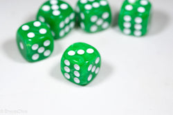 Pearl/Swirl Pipped d6 Dice Orange/Pink/Maroon/Electric Yellow/Brown/Blue/Green/Cranberry 16mm (SOLD BY PIECE) (Online Only)