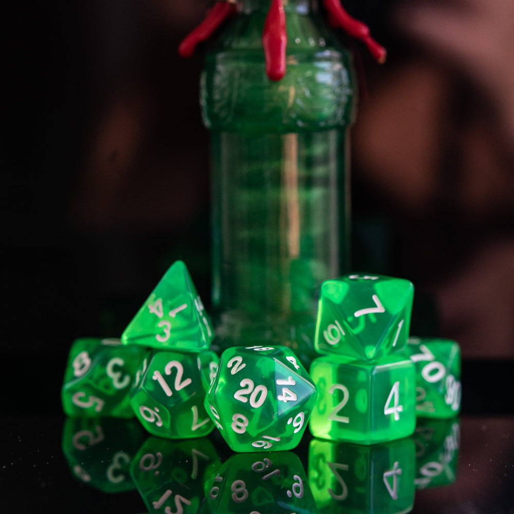 Potion of Stamina Acrylic Dice Set (ONLINE ORDER ONLY)