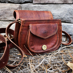 The Rogue Leather Satchel - Small (Tan) (ONLINE ORDER ONLY)