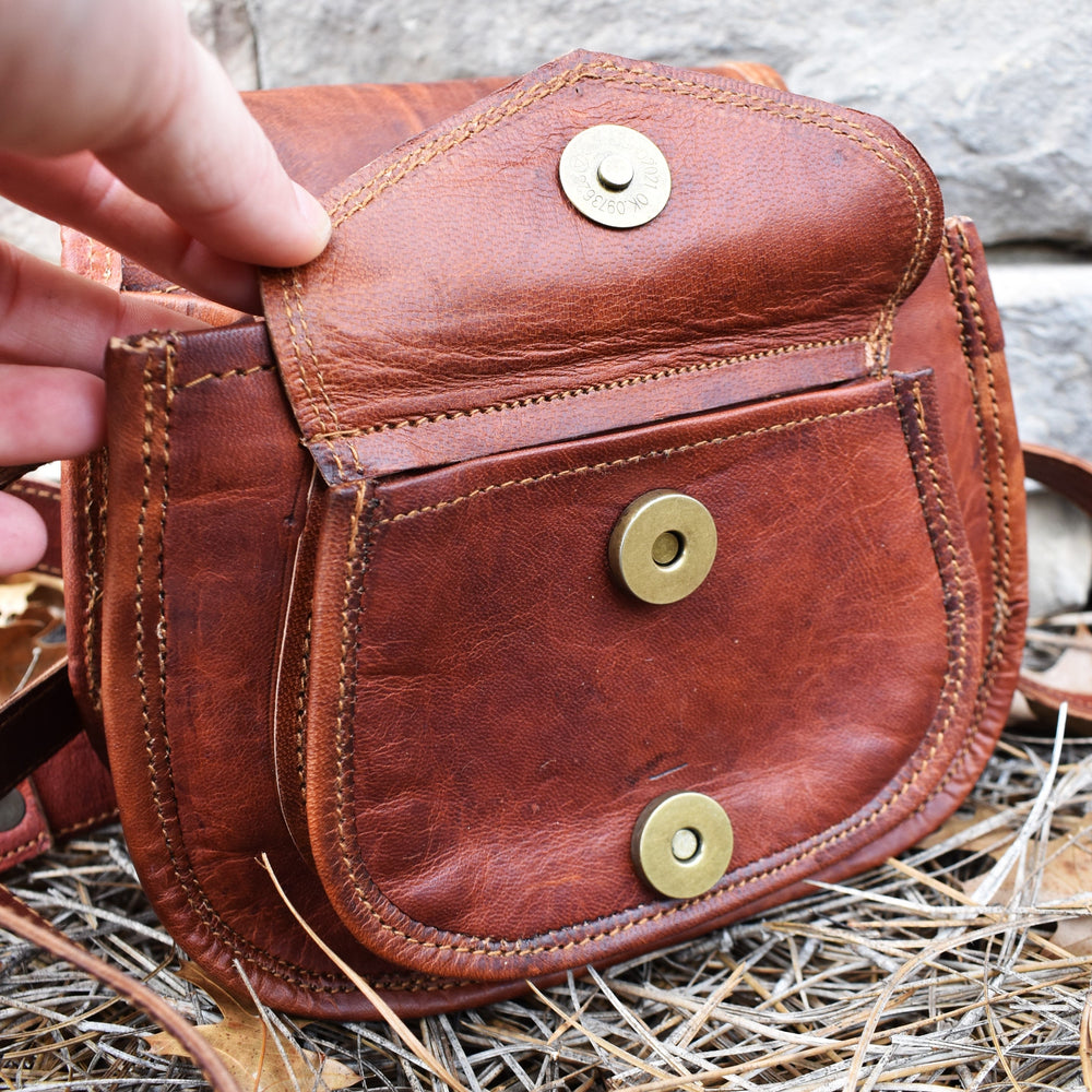 The Rogue Leather Satchel - Small (Tan) (ONLINE ORDER ONLY)