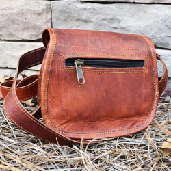 The Rogue Leather Satchel - Small (Tan) (ONLINE ORDER ONLY)