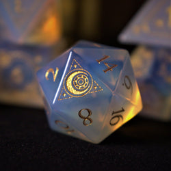 Fabled Mark Opalite Stone Dice Set (ONLINE ORDER ONLY)