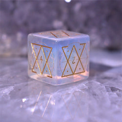 Spellcaster Opalite Stone Dice Set (ONLINE ORDER ONLY)