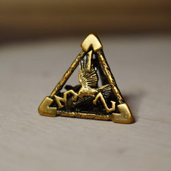 Legends of Valhalla - Golden Brass Hollow Metal Dice Set (ONLINE ORDER ONLY)