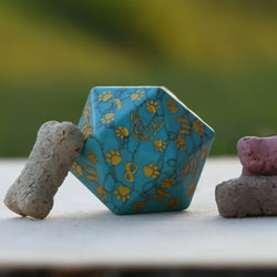 Chihuahua Puppy Paws Green Turquoise 30mm D20 (ONLINE ORDER ONLY)