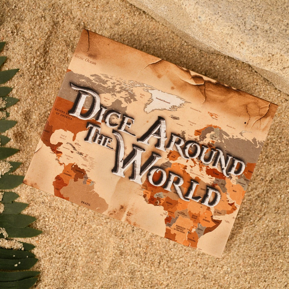 Nordic Black Labradorite Stone Dice Set - Dice Around the World Collection (ONLINE ORDER ONLY)