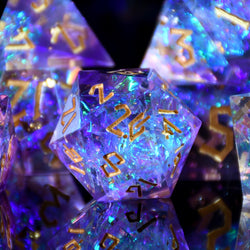 PRE-ORDER || Astral Projection Sharp-Edged Resin Dice Set