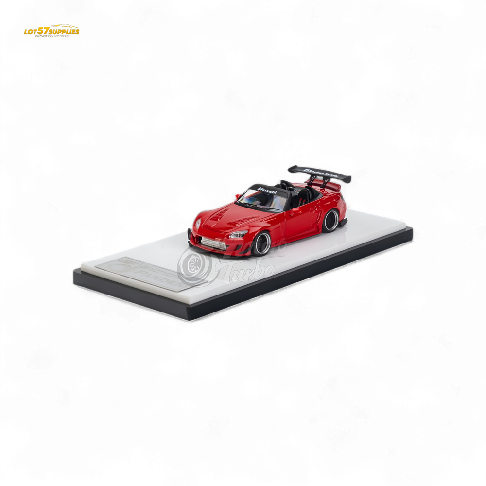 MicroTurbo Honda S2000 Pandem Rocket Bunny Red 1:64