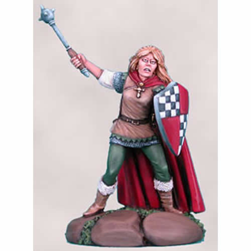 DSM1142 Female Cleric with Mace Avalyne The Life Giver Miniature (ONLINE ORDER ONLY)